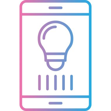 mobil uygulama simgesi, vektör illüstrasyonu