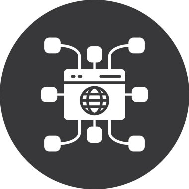 seo modern simgesinin vektör illüstrasyonu