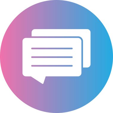 Konuşma balonu. Basit tasarım