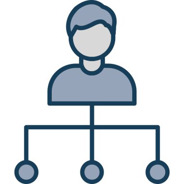 man simgesi vektör illüstrasyonu