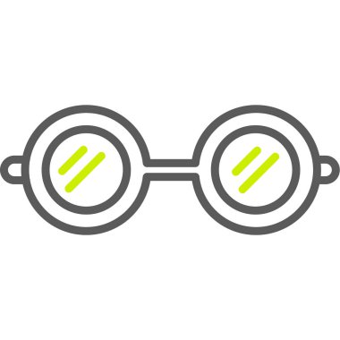 gözlük vektör simgesi, modern biçim