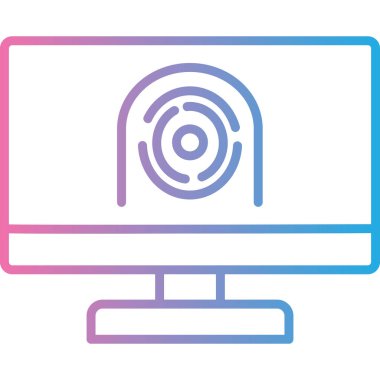 bilgisayar simgesi vektör illüstrasyonu