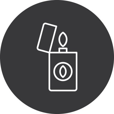 vektör parfüm simgesi, basit illüstrasyon