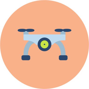 Drone vektör simgesi, modern biçim