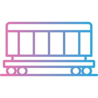 tren simgesi vektör illüstrasyonu