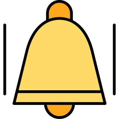 Zil. Web simgesi basit illüstrasyon