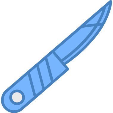 Bıçak. Web simgesi basit illüstrasyon