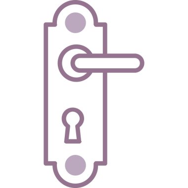 Anahtar simgesi vektör illüstrasyonu