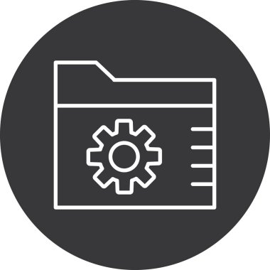 Dosya. Web simgesi basit illüstrasyon