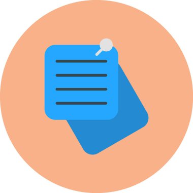 Kağıt levha vektör simgesi