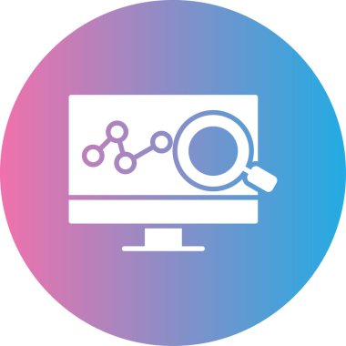 Seo simgesinin vektör illüstrasyonu