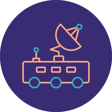 Tekne simgesinin vektör illüstrasyonu