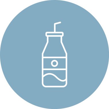 su şişesi simge vektör çizim