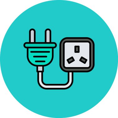 Dolgu simgesi vektör illüstrasyonu