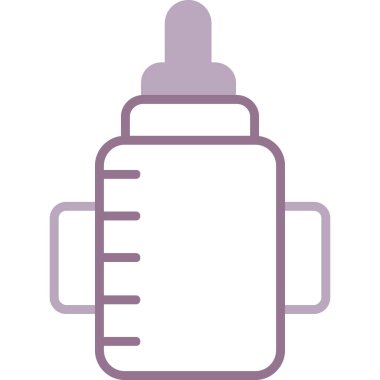 Şişe. Web simgesi basit illüstrasyon