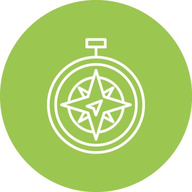 pusula simgesi modadan izole edilmiş arkaplan