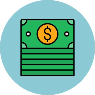 Fatura Doları taslak biçimi simgesi