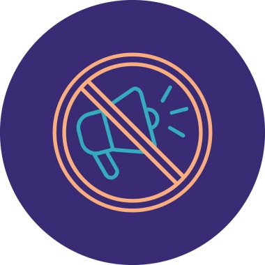 Dumanlı ikon vektör illüstrasyonu yok