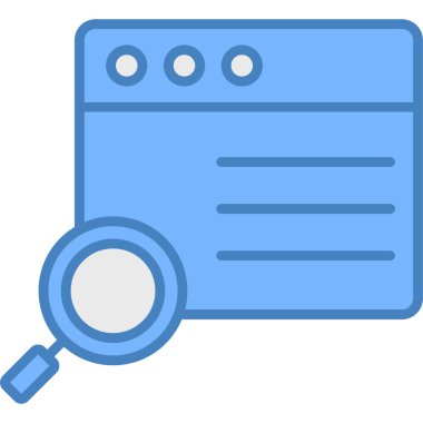 Arama büyütme simgesini - ana hatlar biçiminde bul