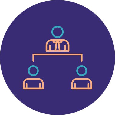 İnsan simgesinin vektör illüstrasyonu