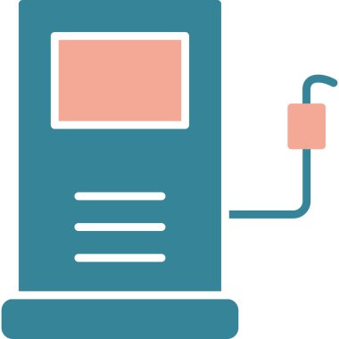 Bir bilgisayar simgesinin vektör illüstrasyonu