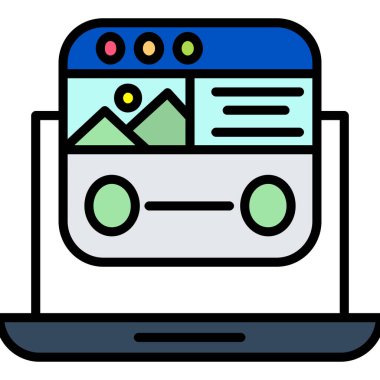 Web simgesi tasarımı vektör illüstrasyonu