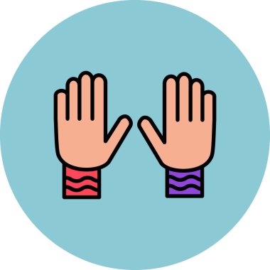 Çizgi film simgesinin vektör çizimi