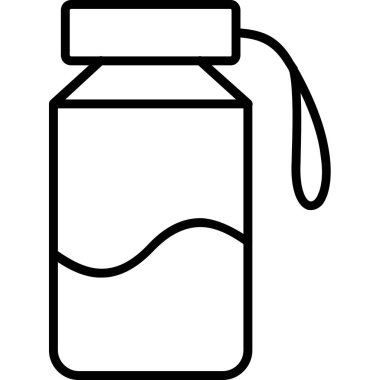 Şişe simgesi, basit tarzı