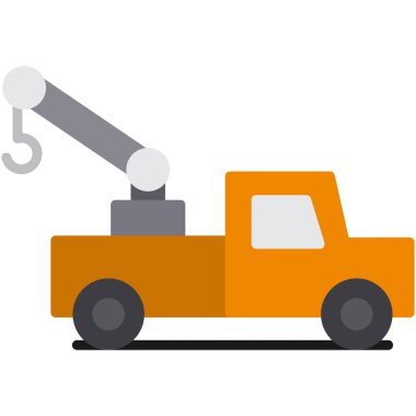 inşaat vinci vektör simgesi