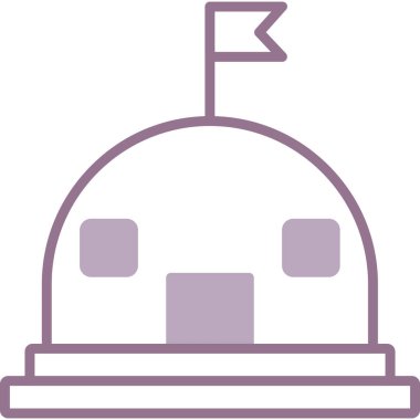 Yemek. Web simgesi basit illüstrasyon