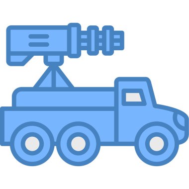 video kamera ikonu vektör illüstrasyonu