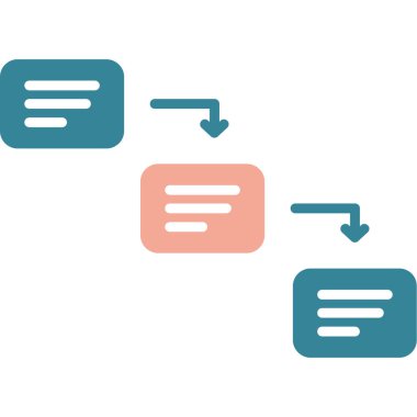 Bir ağ simgesinin vektör illüstrasyonu