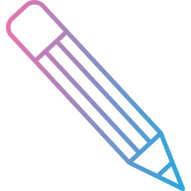 Kalem. Web simgesi basit illüstrasyon