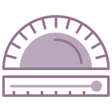 Sayaç simgesi. beyaz üzerinde izole edilmiş web tasarımı için metre vektör çizimi