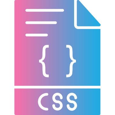 dosya biçimi simgesi, vektör illüstrasyonu