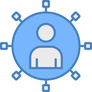 kullanıcı web simgesi, basit vektör illüstrasyonu