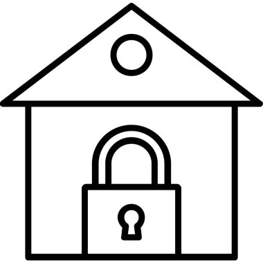 Bina. Web simgesi basit illüstrasyon