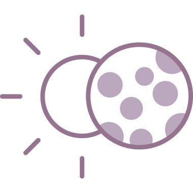 Güneş simgesi, vektör illüstrasyonu