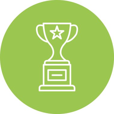 Kupa bardak düz vektör simgesi