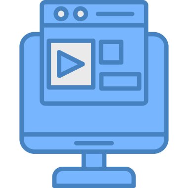 Web renk simgesi, vektör illüstrasyonu