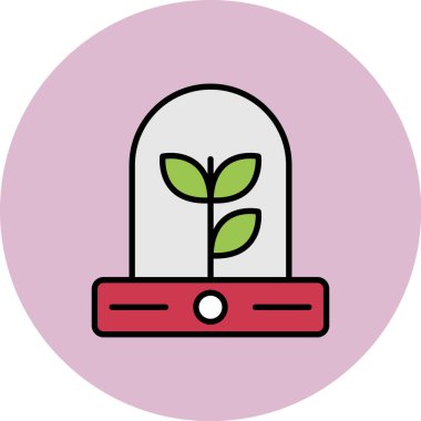 Moda tasarım arka planındaki çiçek simgesi yumuşak mavi arkaplanda izole edildi