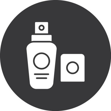 Güzellik ve moda simgelerinin vektör çizimi