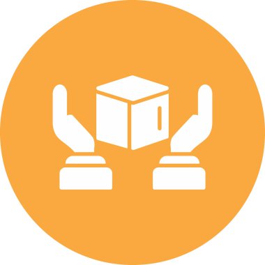 kutu gönderme simgesi ana hatları biçiminde