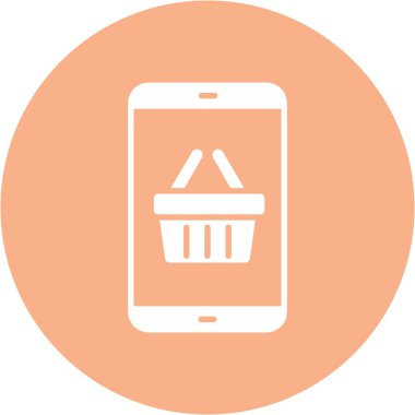 alışveriş sepeti simge vektör