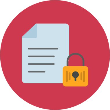 Dosya simgesinin vektör illüstrasyonu