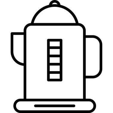 Ana hatlarıyla mutfak pişirme ikonu