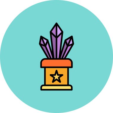 Kaktüs Simgesi, vektör illüstrasyonu