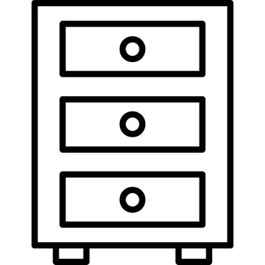 Gardırop. Web simgesi basit tasarım