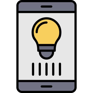 cep telefonu simgesi. telefon akıllı telefon vektör simgesi rengi düz izole