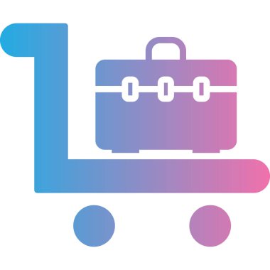 Bagaj simge vektör çizim